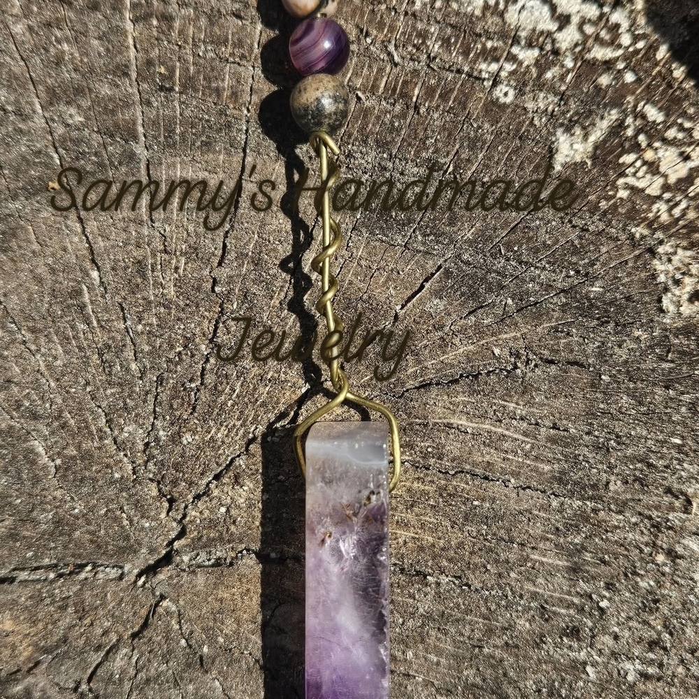 ✨️ Amethyst & Agate Pendant
